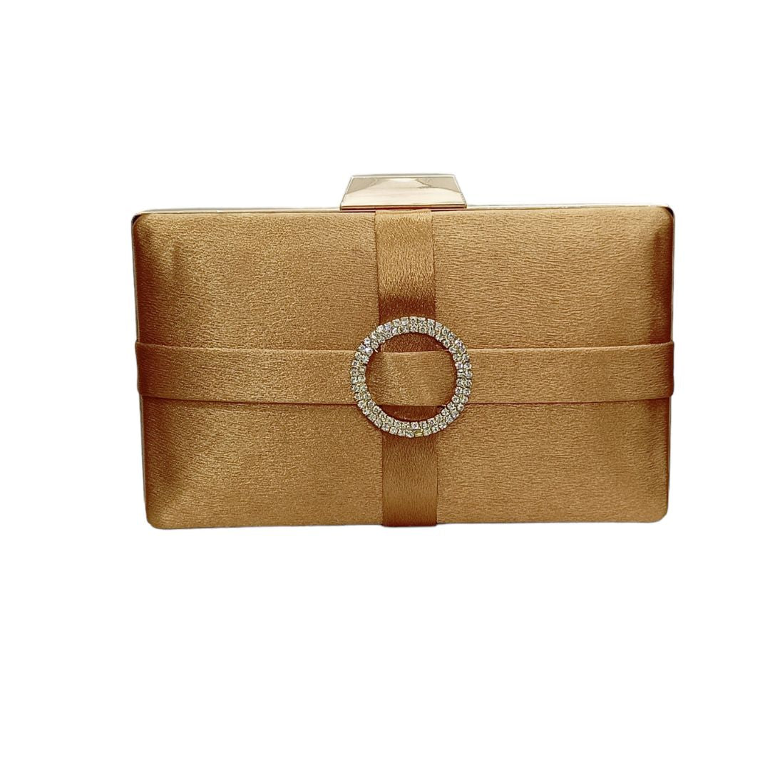 Golden Hour Glam Classy Party Wear Clutch