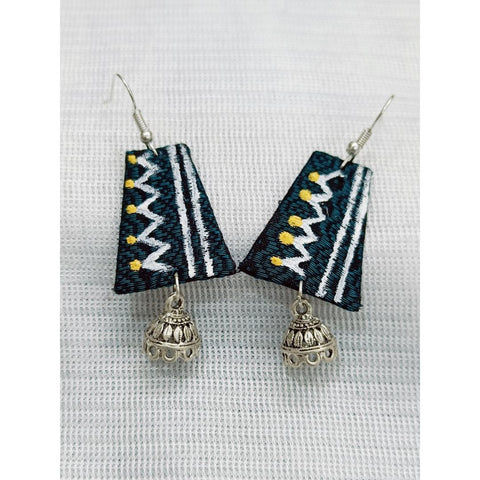 Boho Chic Cloth Charms Fabric Earrings