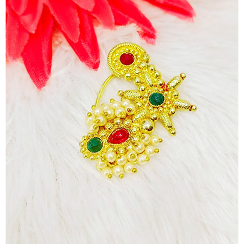 Traditional Unique Kundan Nath