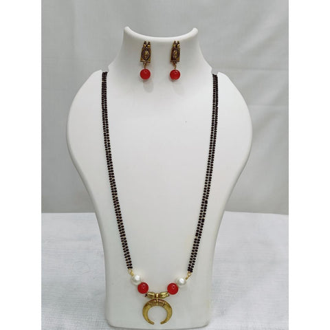 Regal Affinity Set - Long Mangalsutra With Earrings