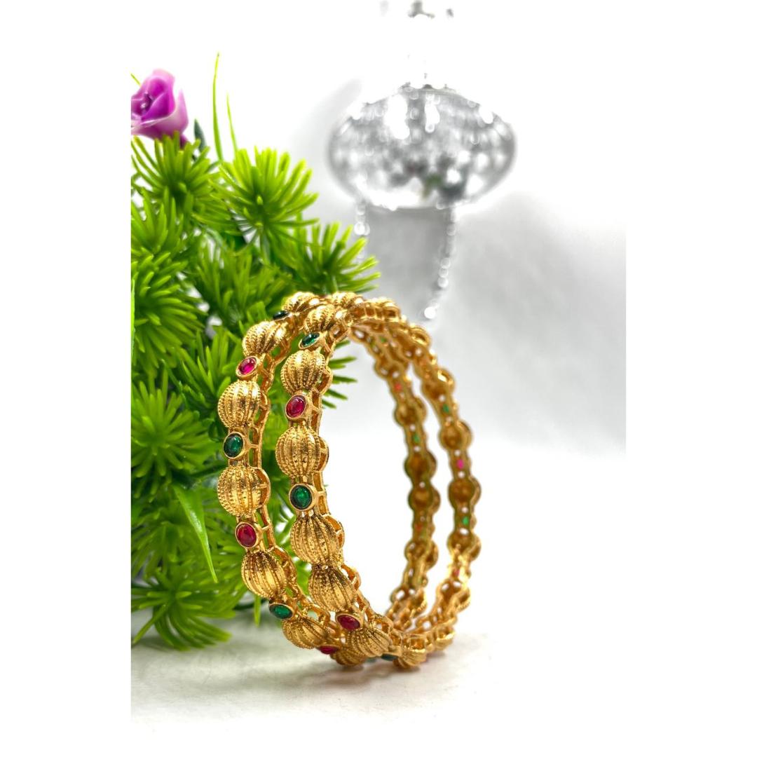 Majestic Mosaic Bangles - 2 Piece Set