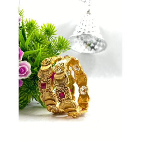 Glamorous Gala Bangles - 2 Piece Set