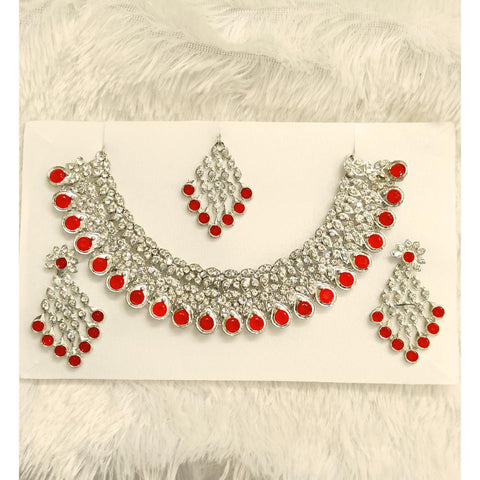 Radiant Reflections American Diamond Necklace Set