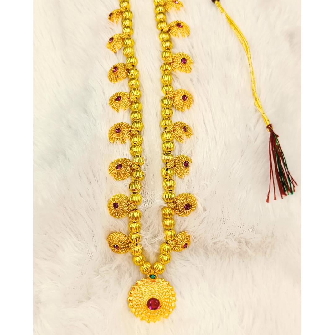 Ethnic Charm Kolhapuri Saaj Necklace