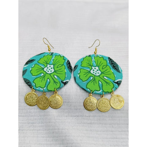 Textile Twist Jambo Fabric Earrings