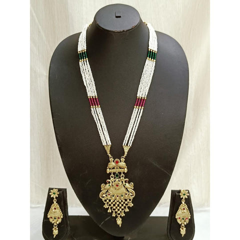 Royal Heritage Collar Rajvaadi Haar With Earrings
