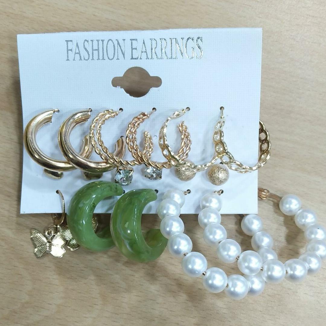 Opulent Orbits Earrings Combo