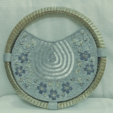 Crescent Half-Moon Classy Party Wear Clutch