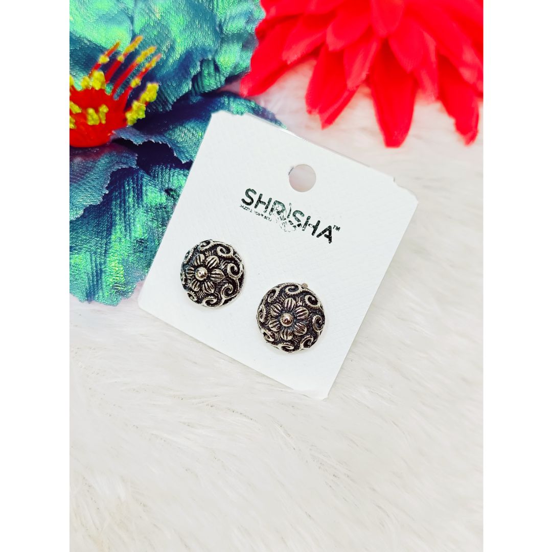 Ethnic Oxidised Earrings