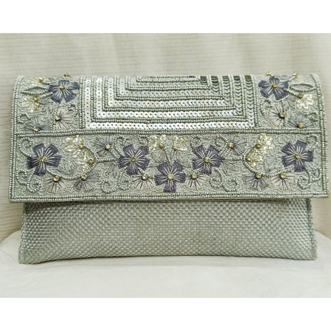 The Platinum Mesh Classy Party Wear Clutch