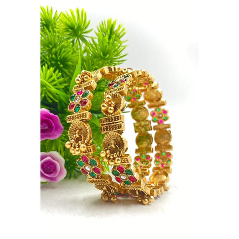 Delicate Lacework Bangles - 2 Piece Set