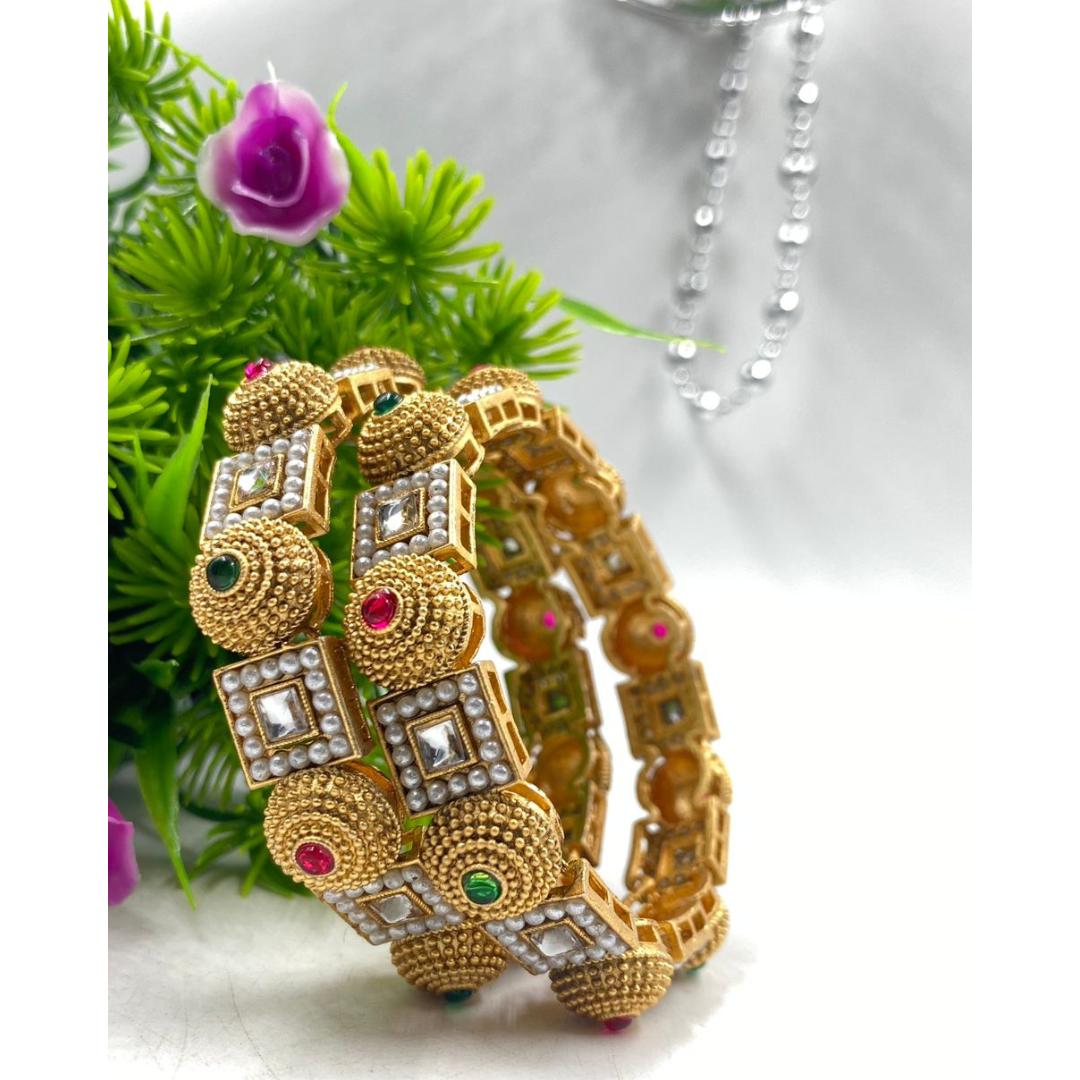 Vibrant Vibe Bangles - 2 Piece Set