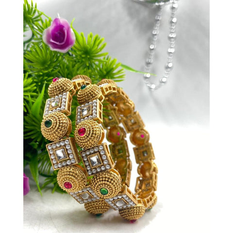 Vibrant Vibe Bangles - 2 Piece Set