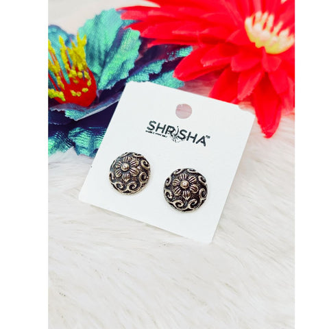 Tribal Oxidised Earrings